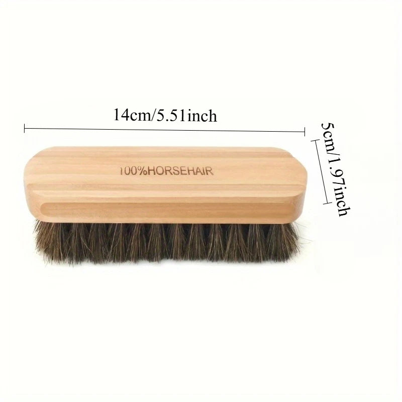 Horse Hair Shoe Cleaning Brush